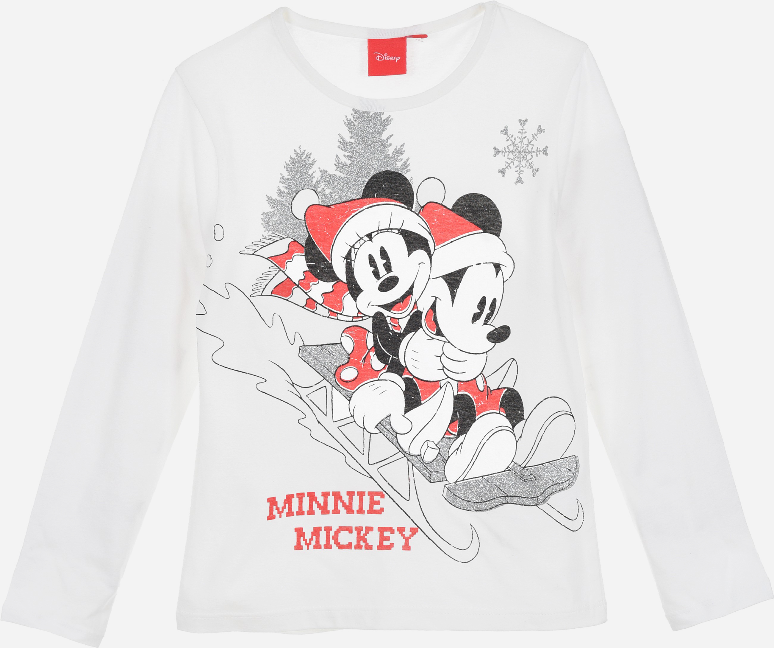 

Футболка с длинным рукавом Disney MINNIE TH1134 104 см NY Белая