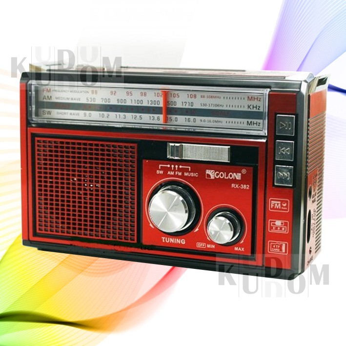 Портативный FM радиоприемник GОLОN RХ-382 ФМ радио проигрыватель с ...