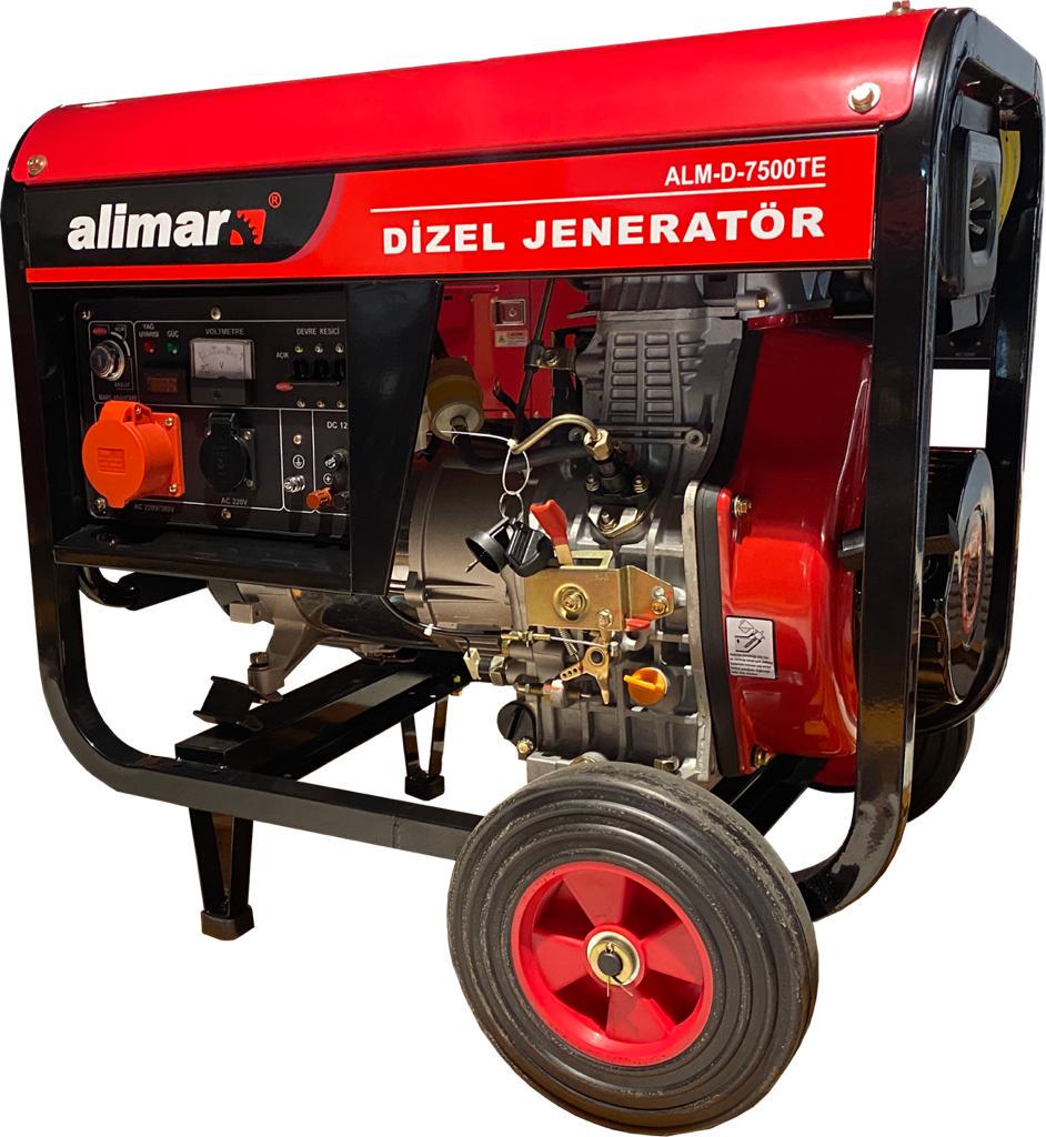 Генератор дизельный Alimar ALM-D-7500TE 4.8/5.6 кВт 1/3 фазный ...