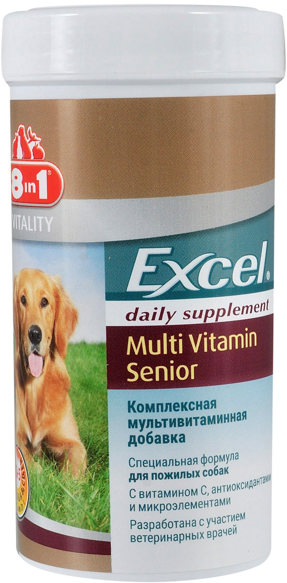 Мультивітамінний комплекс 8in1 Excel Multi Vit-Senior для літніх собак ...