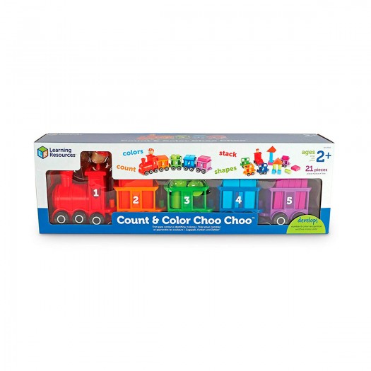 

Обучающий игровой набор Learning Resources Паровозик Разноцветный LER7742