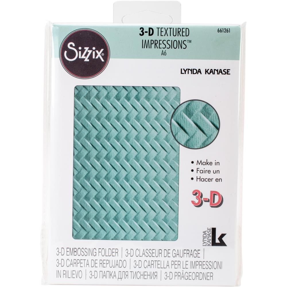 

Папка для тиснения от Sizzix - 3D Textured - Woven
