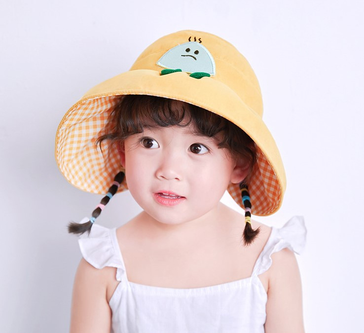 

Панамка Jsstore Картошка Желтая 2-5 лет с открытой макушкой для девочки Детская