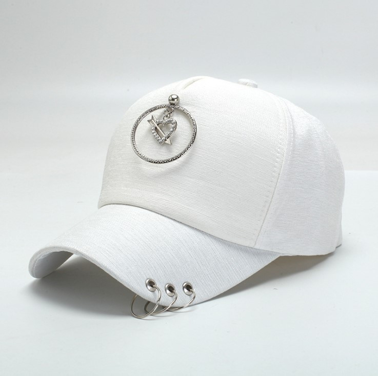 

Кепка Jsstore Сердце с кольцами Белая