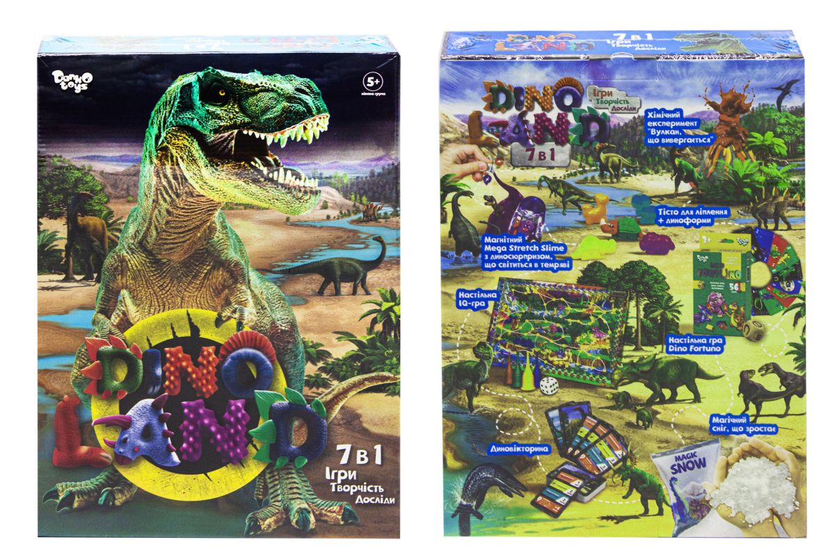 

Игровой набор Dino Land укр Dankotoys (DL-01-01U) (144568)