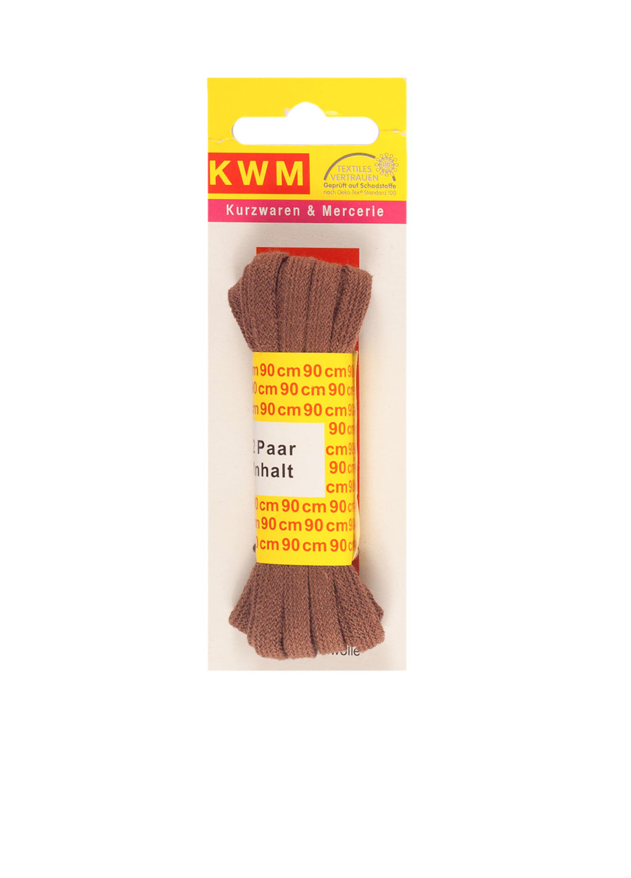 

Шнурки 90см 5мм KWM коричневый H1-221851