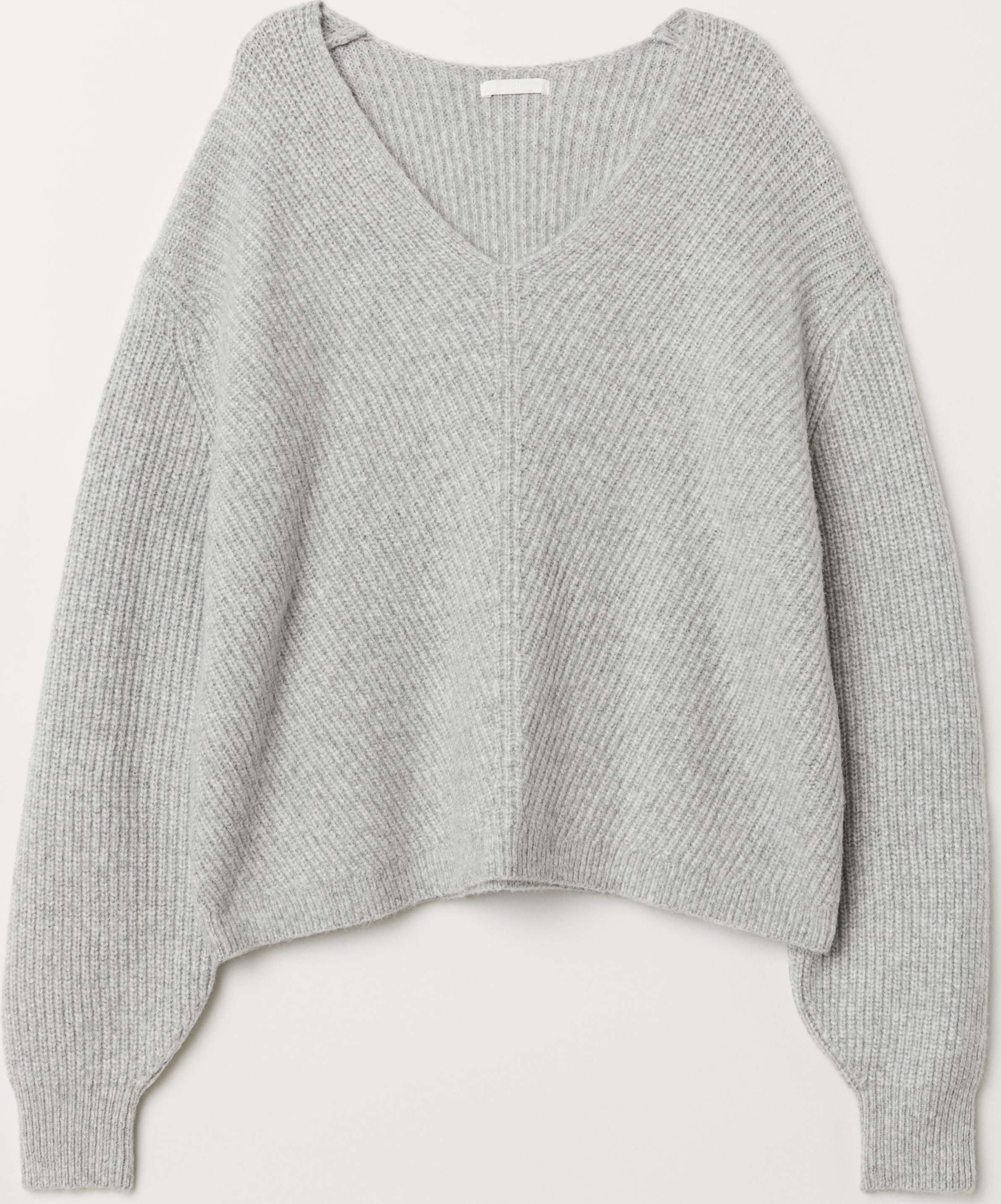 

Пуловер H&M 662935 XS Светло-серый меланж
