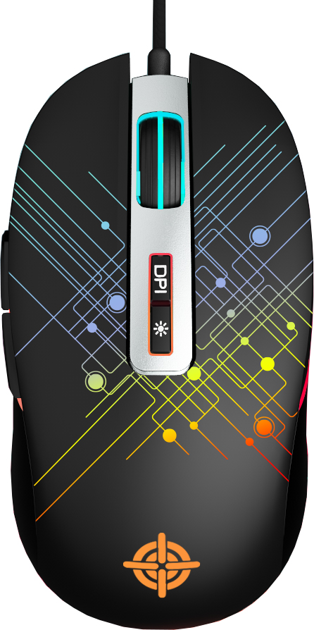 

Мышь GamePro Neon USB Black (GM398)