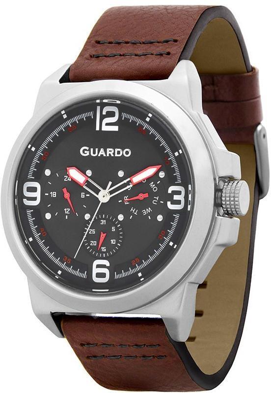 

Мужские наручные часы Guardo P11367 SGrBr
