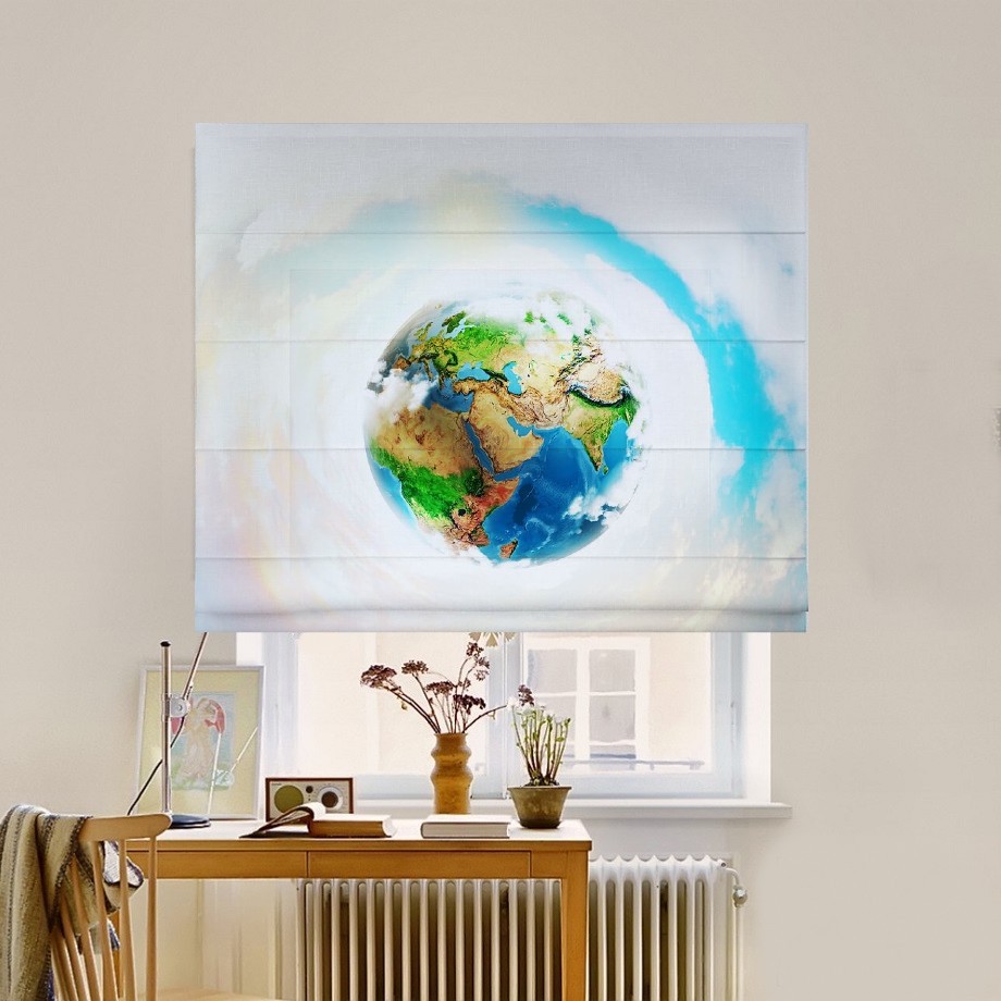 

Римская штора система Classic InHt Фотопечать Природа 05-952 Джуси Велюр 90х170 см