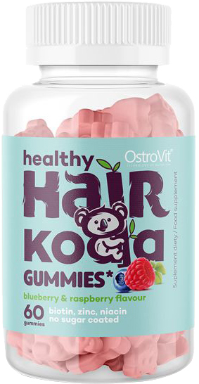 Витамины и минералы OstroVit Healthy Hair Koala Gummies 60 шт ...