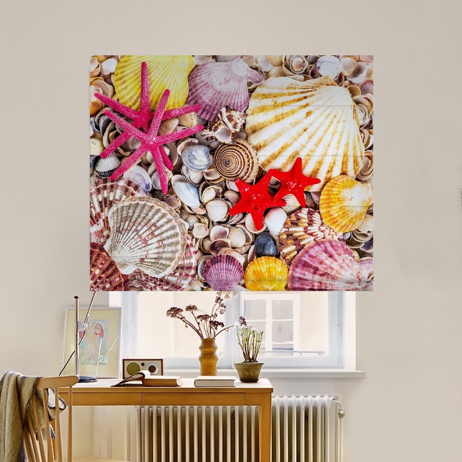 

Римская штора система Classic InHt Фотопечать Море 16-027 Джуси Велюр 240х170 см