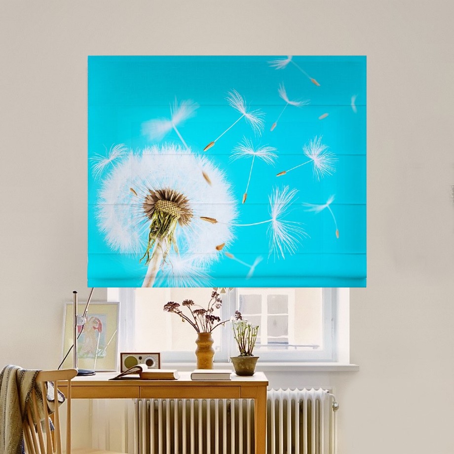 

Римская штора система Classic InHt Фотопечать Цветы 05-936 Джуси Велюр 160х170 см