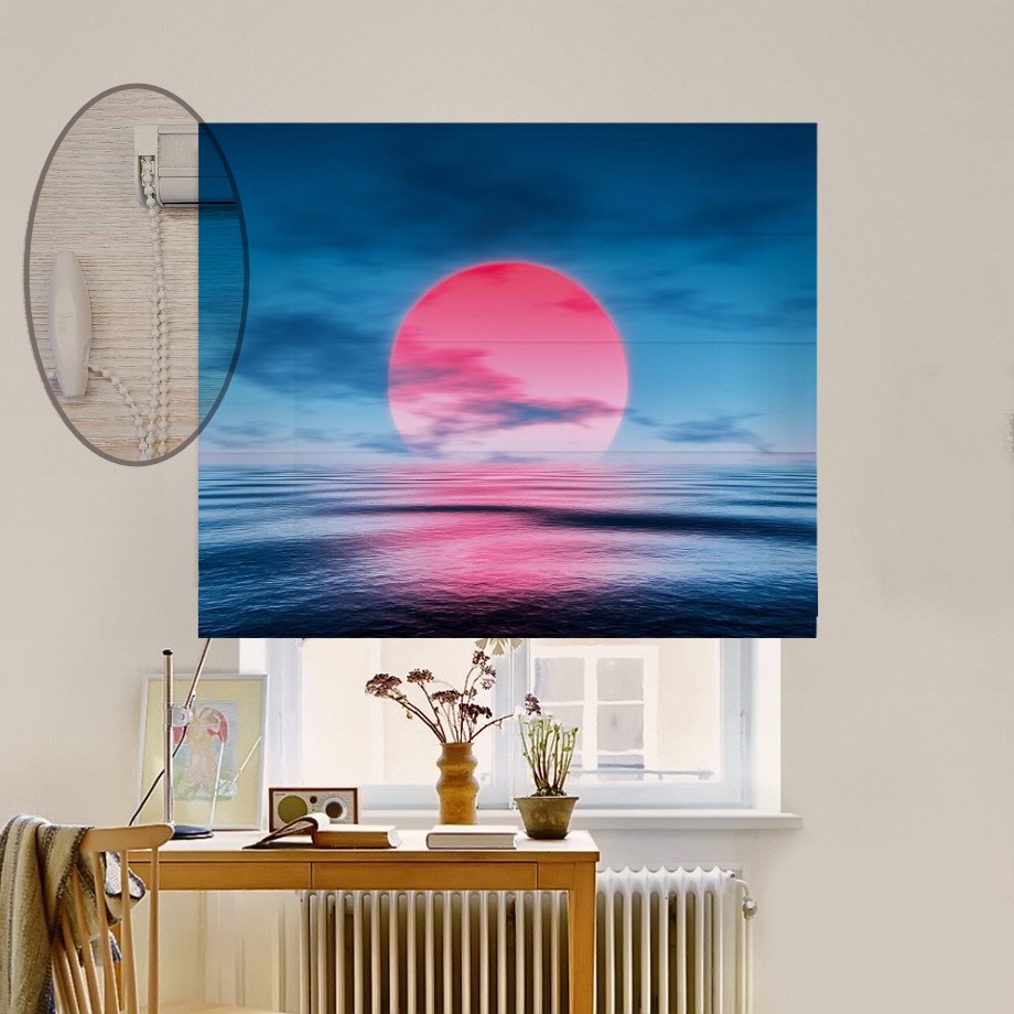 

Римская штора система Lux Coullise InHt Фотопечать Природа 05-392 Джуси Велюр 110х170 см