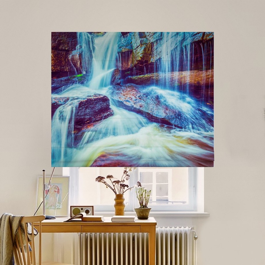 

Римская штора система Classic InHt Фотопечать Природа 05-101 Джуси Велюр 240х170 см