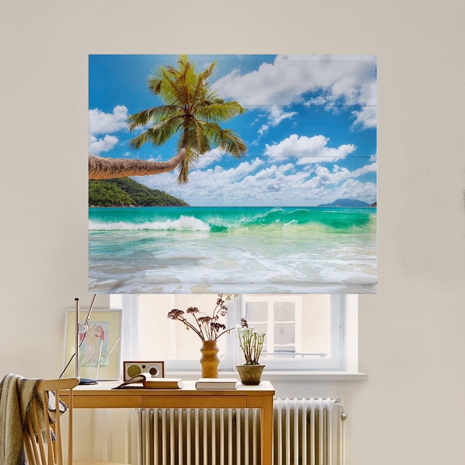 

Римская штора система Classic InHt Фотопечать Природа 05-041 Джуси Велюр 140х170 см