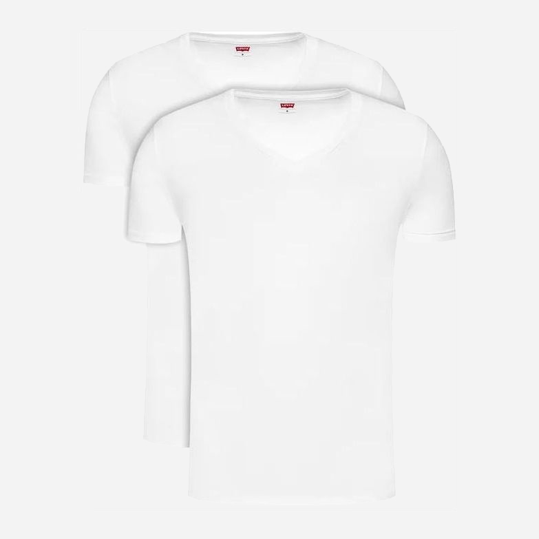 Акція на Футболка Levi's 905056001-300 XL 2 шт. White від Rozetka