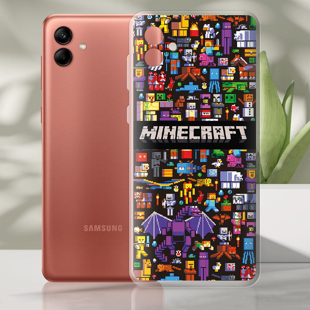 Чехол BoxFace Samsung Galaxy A04e (A042) Minecraft Mobbery Прозорий силікон  (45533-up2539-45533) – фото, отзывы, характеристики в интернет-магазине  ROZETKA от продавца: Caseonmee | Купить в Украине: Киеве, Харькове, Днепре,  Одессе, Запорожье, Львове