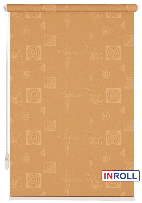 

Ролета тканевая INROLL Есо-Mini 125х165 см Ikea Оранжевый 2086