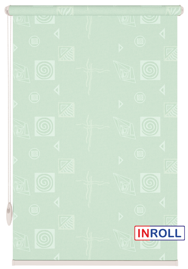 

Ролета тканевая INROLL Есо-Mini 127,5х165 см Ikea Салатовый 2073