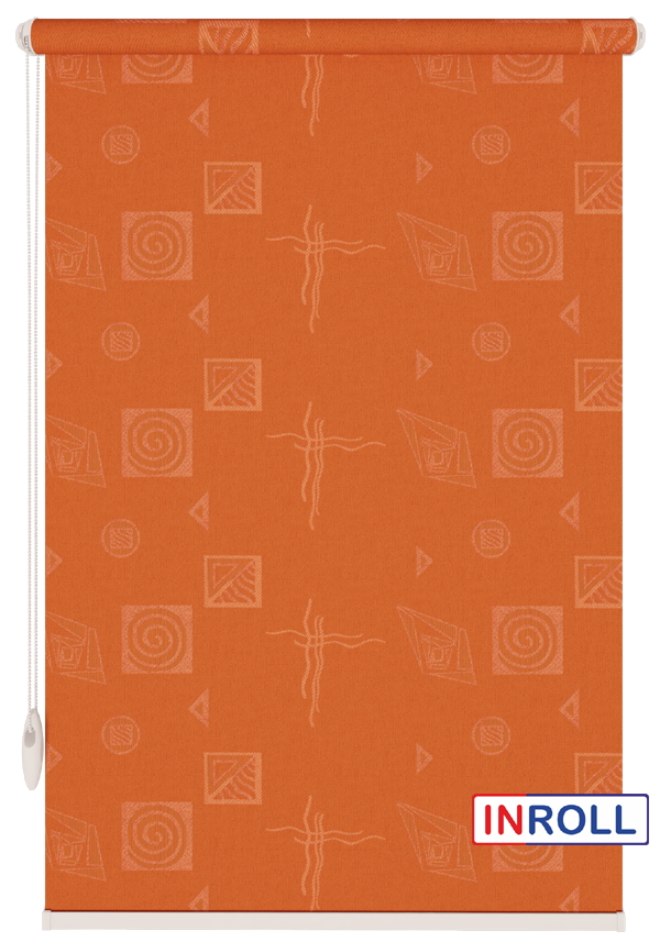 

Ролета тканевая INROLL Есо-Mini 127,5х165 см Ikea Терракотовый 2095