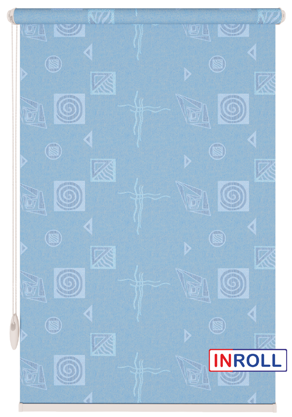 

Ролета тканевая INROLL Есо-Mini 127,5х165 см Ikea Голубой 1802
