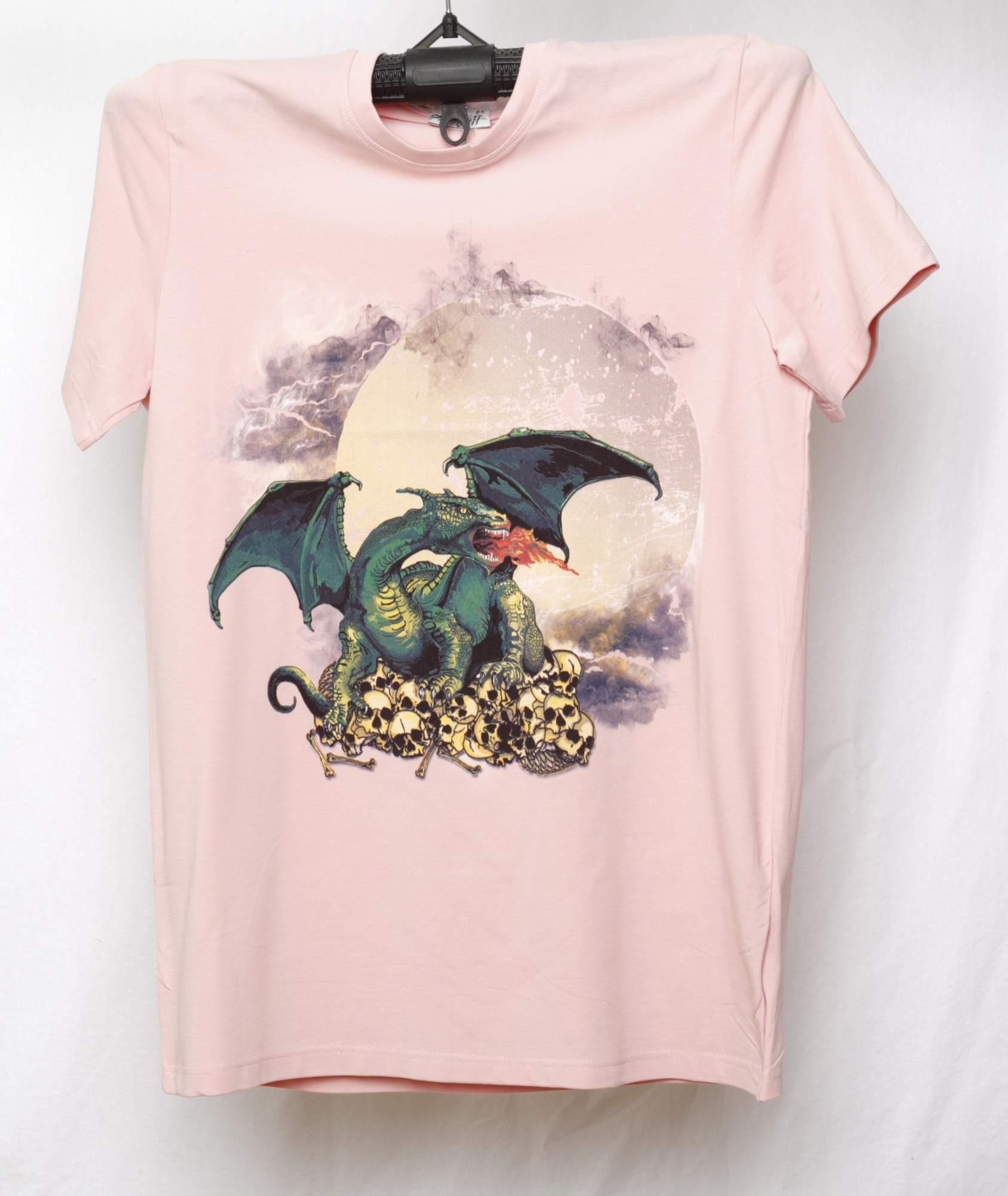 

Футболка Linkoff Розовая принт Дракон Размер L