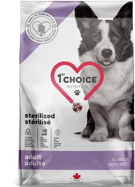 1st Choice Sterilized Сухий корм для стерилізованих і кастрованих собак ...