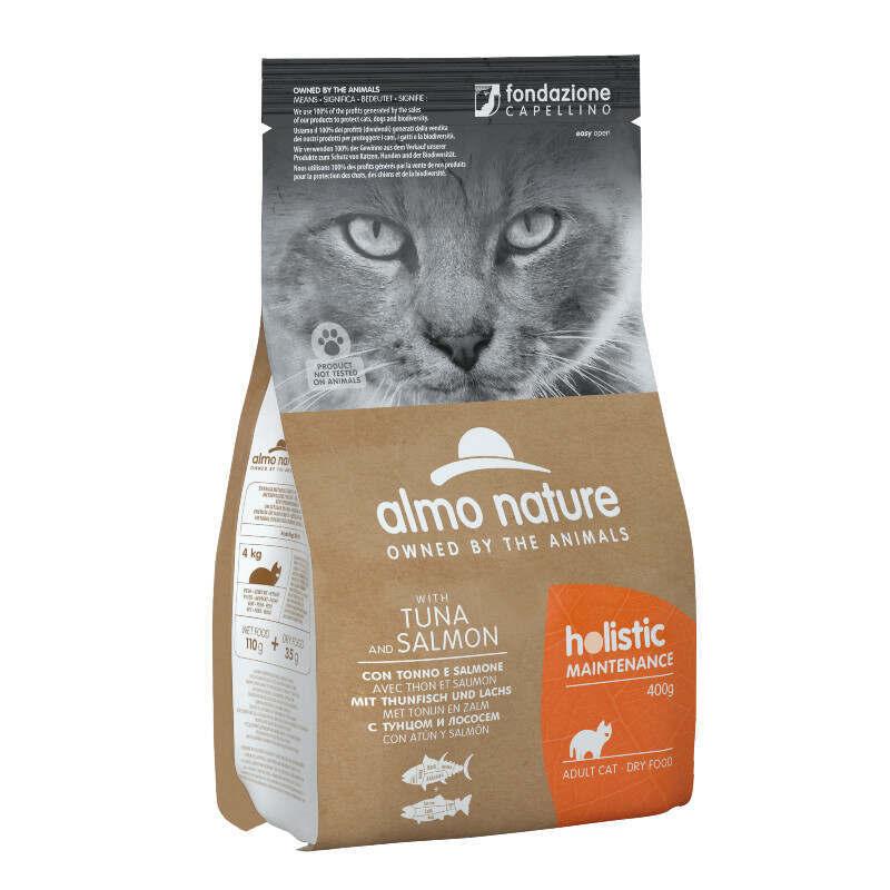 Сухой корм для взрослых котов Almo Nature Holistic Cat с тунцом и ...