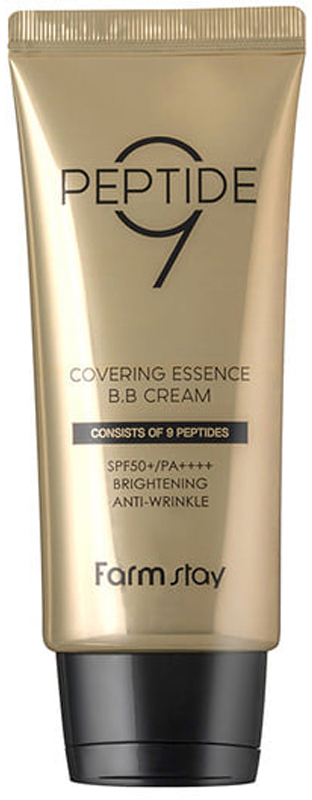 BB-крем для лица FarmStay Peptide 9 Covering Essence BB-Cream SPF 50 ...