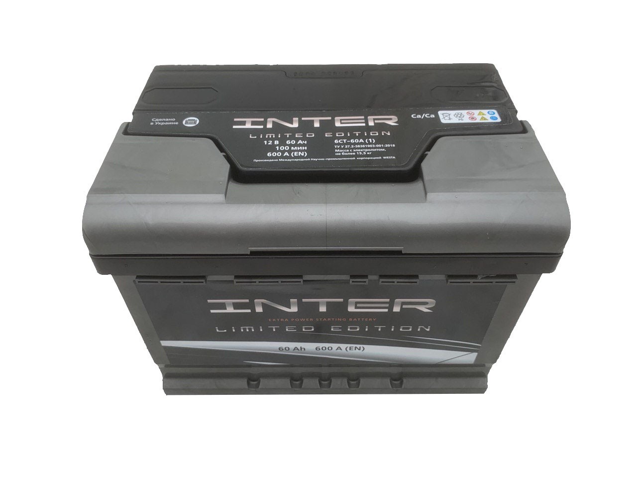 Автомобильный аккумулятор INTER Limited 60 Ah/12V (1) – фото, отзывы .