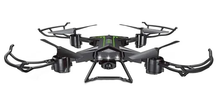 

Квадрокоптер на радиоуправлении LARKW CX-40W с камерой и Wi-Fi, черный