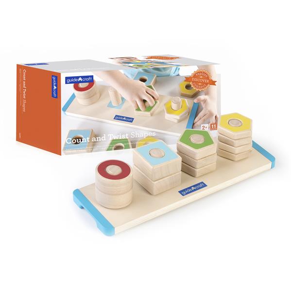 

Сортер Guidecraft Manipulatives Фигуры на резьбе (G6901)