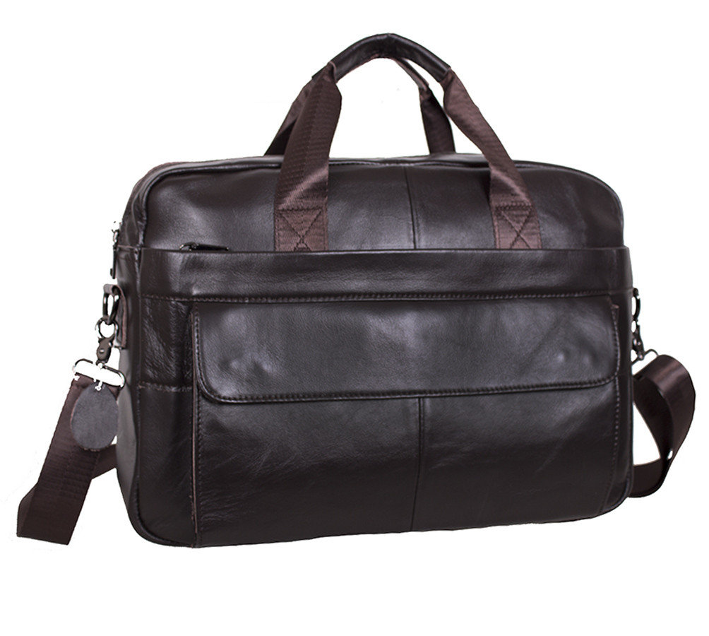 

Мужской кожаный портфель Vishnya "Boss Brown 2"