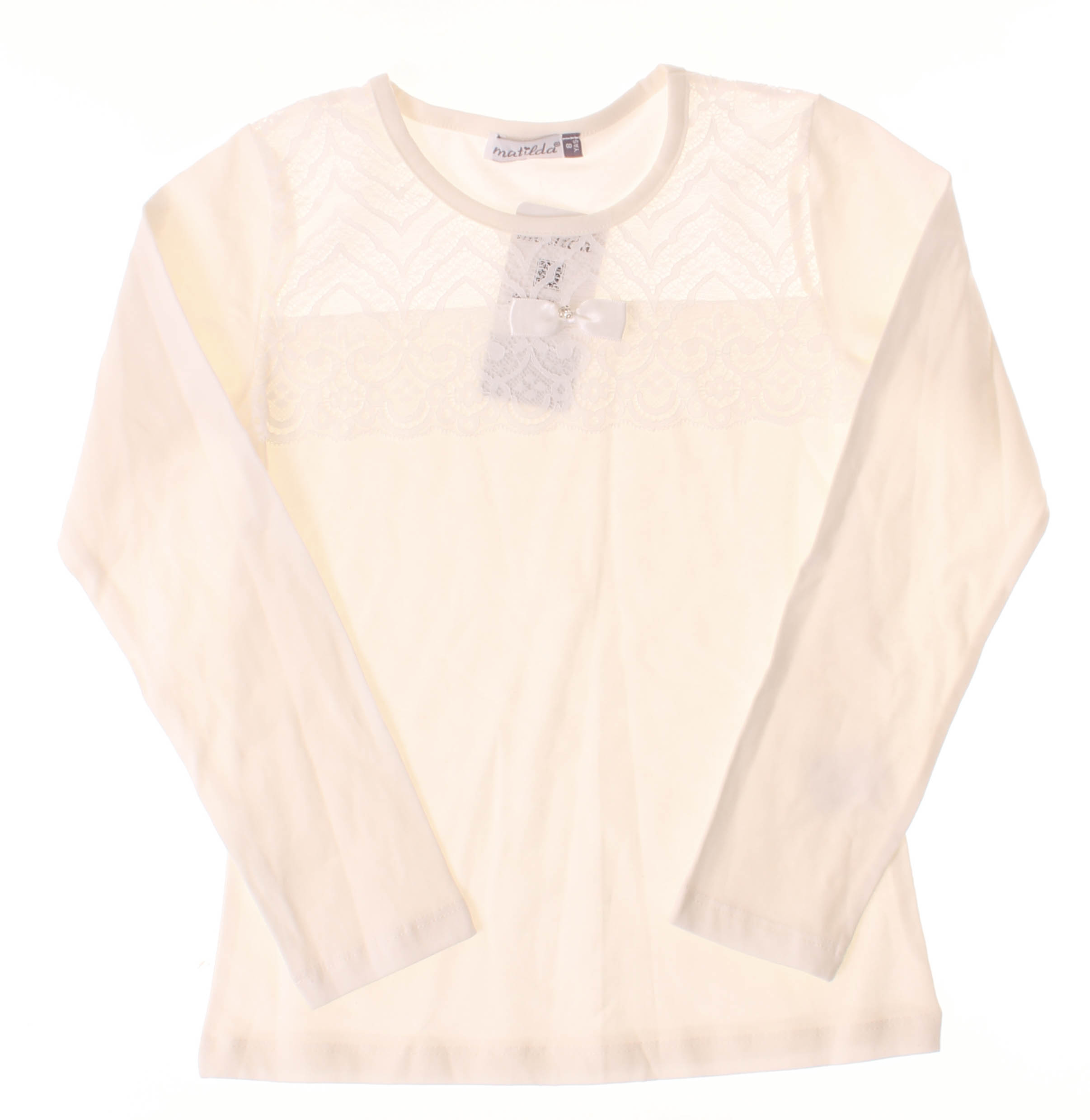 

Футболка с длинным рукавом Matilda Кремовый 152 см 11915-1 (503218)