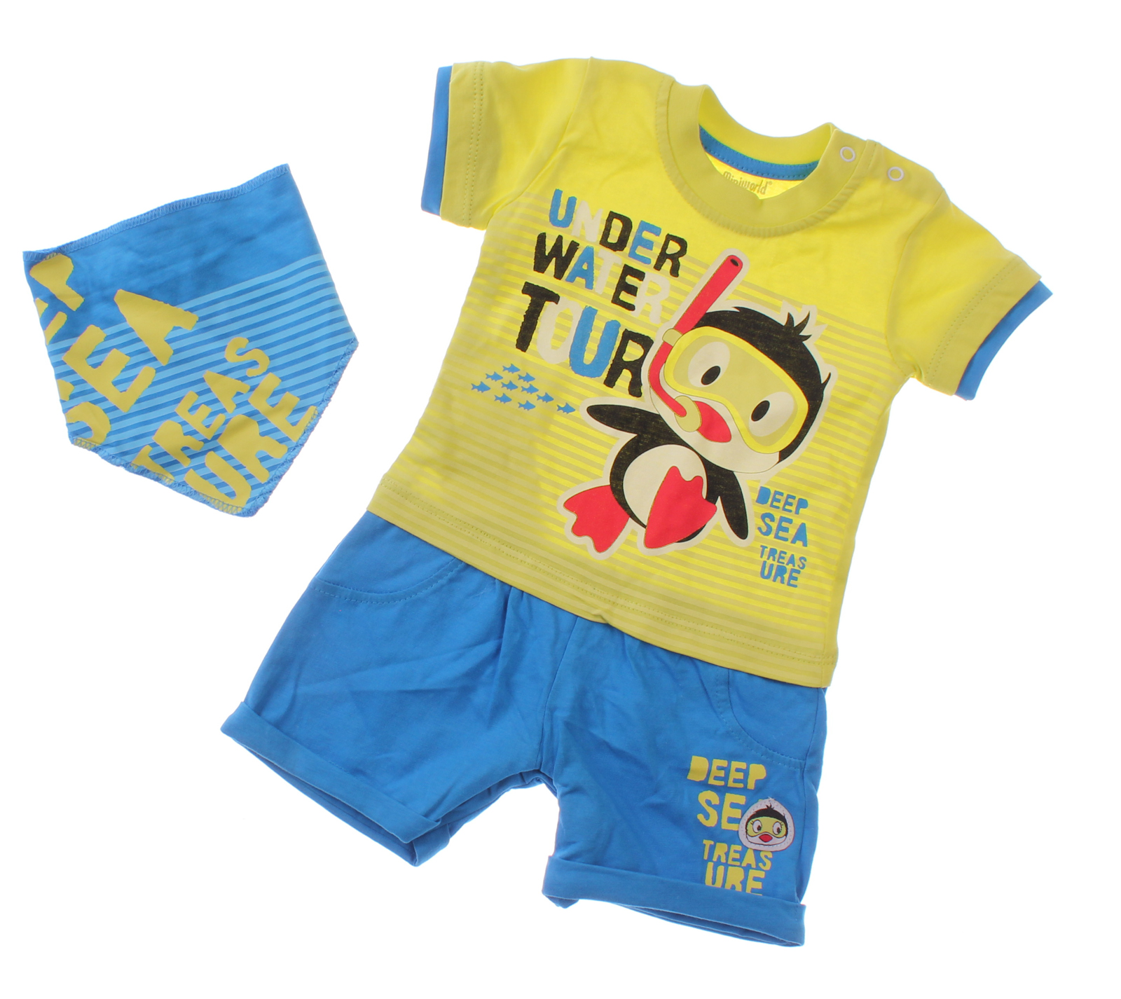 

Песочник + Слюнявчик MiniWorld Светло-салатовый 86 см 14603 (470375)