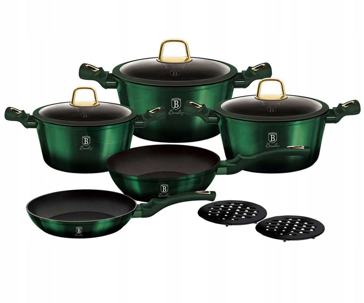 

Набор посуды Berlinger Haus 10 предметов Emerald Collection BH 6065