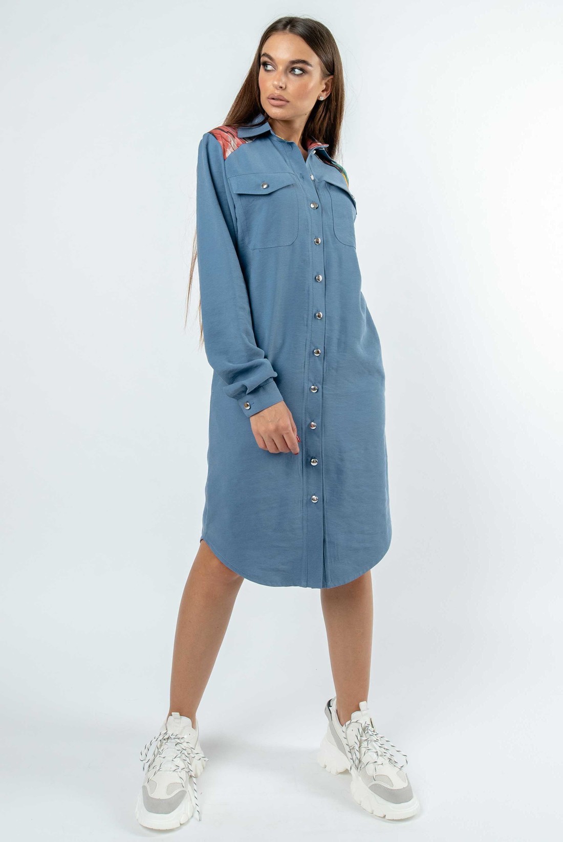 

Платье Rimari "Граффити" 48 (ПЛ 1020 джинс)