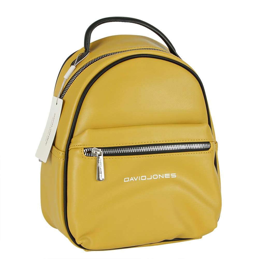 

Женский городской рюкзак из экокожи David Jones 6208-3 Желтый