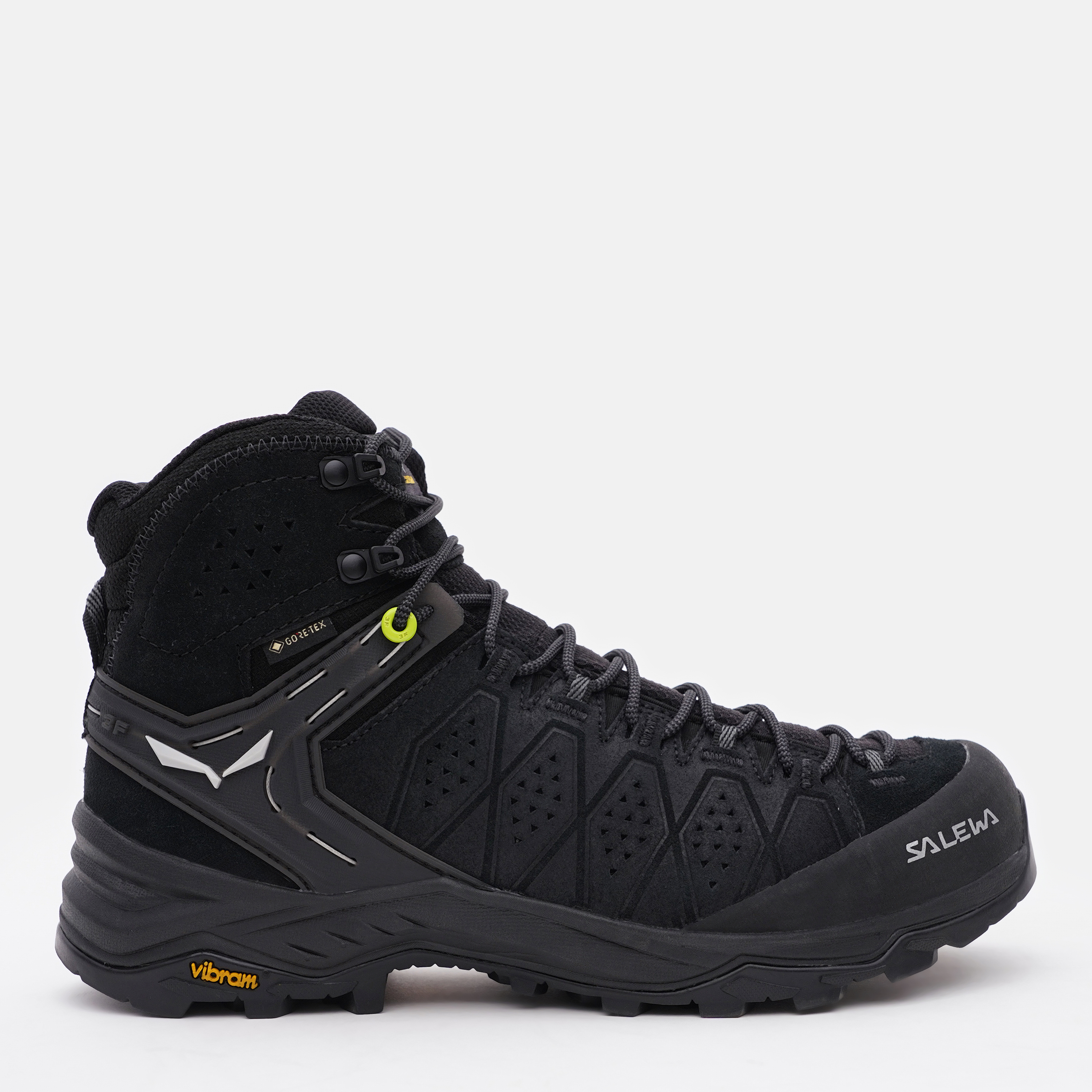 Акція на Чоловічі черевики для трекінгу з Gore-Tex Salewa Alp Trainer 2 Mid Gtx 61382/0971 44 (9.5UK) 28.5 см Чорні від Rozetka