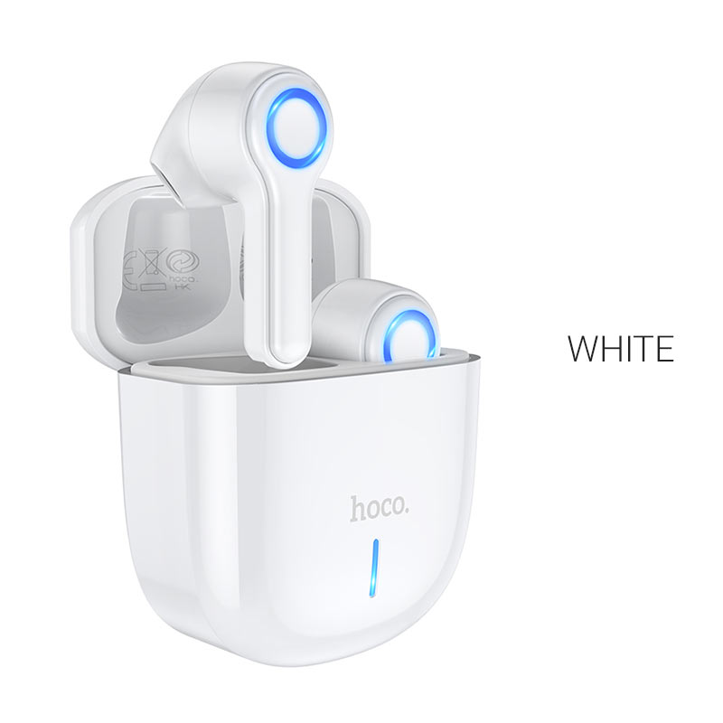 

Беспроводные Bluetooth наушники HOCO TWS wireless headset ES45 |30/320mAh, BT5.0, 3.5H| White