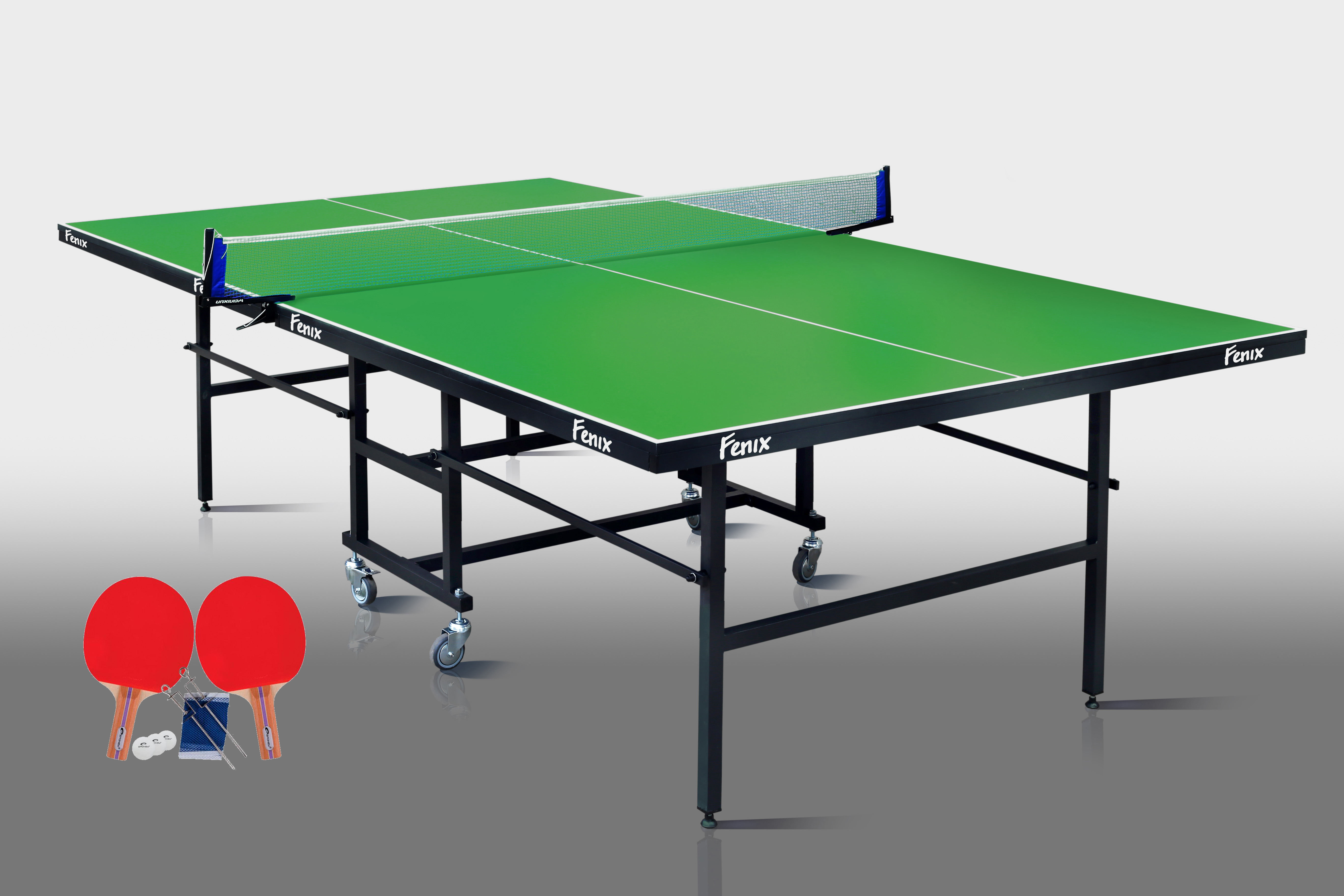 

Теннисный стол для помещений «Феникс» Home Sport M16 зеленый, (026-0020)