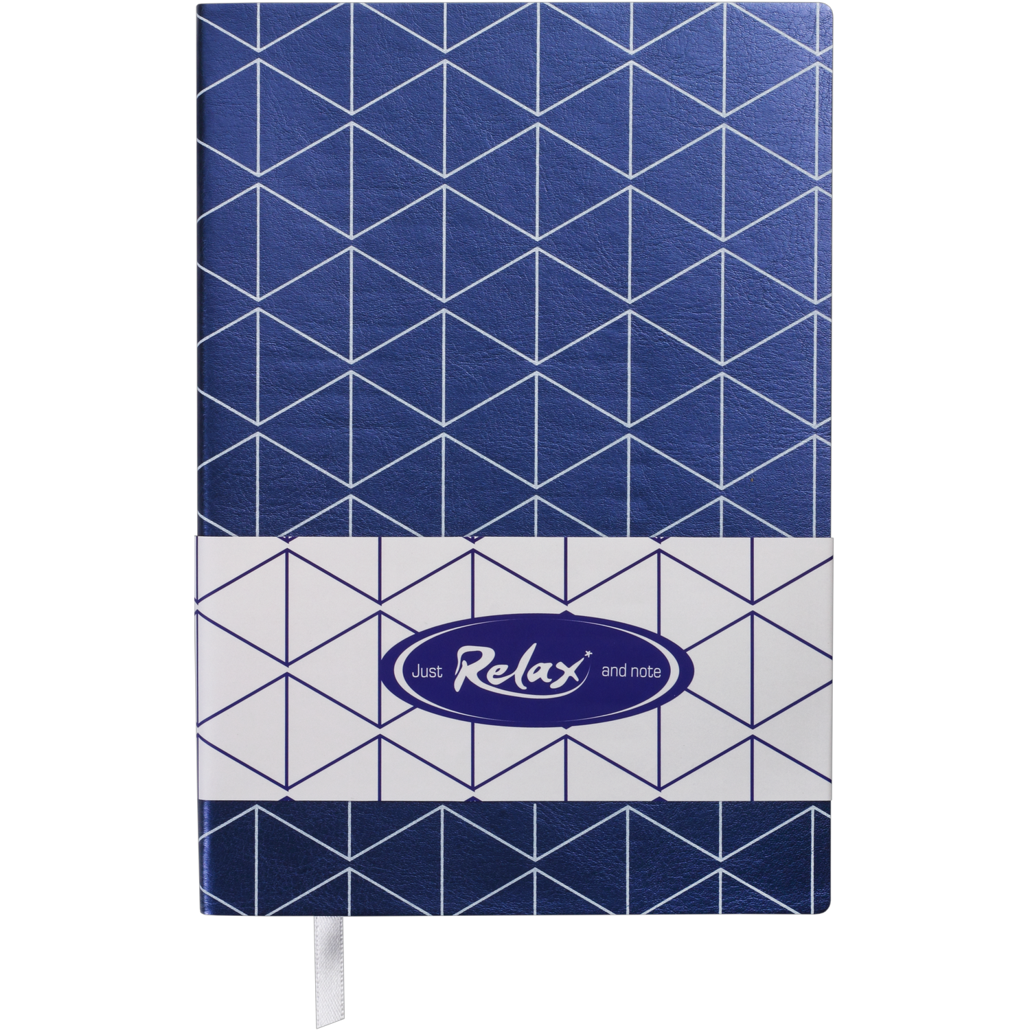 

Блокнот деловой Buromax Relax А5 в линию 96 с. темно-синий (BM.295201-03)