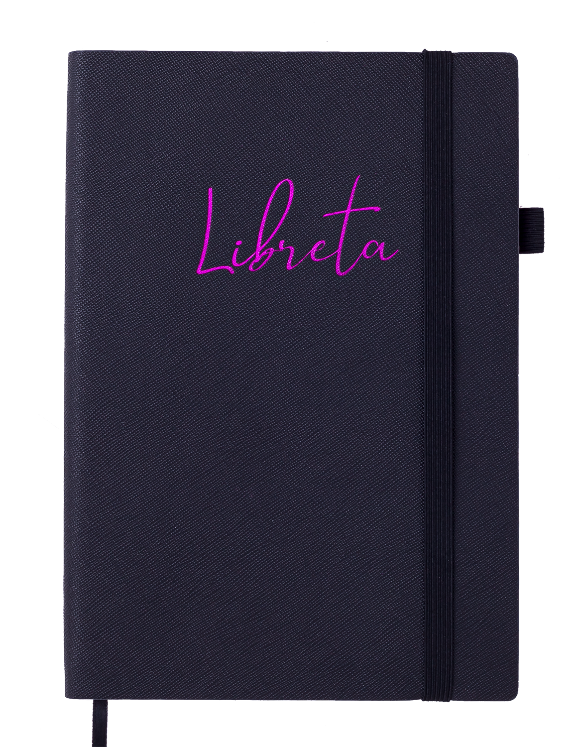 

Блокнот деловой Buromax Libreta А5 96 л. в точку черный иск.кожа (BM.295317-01)