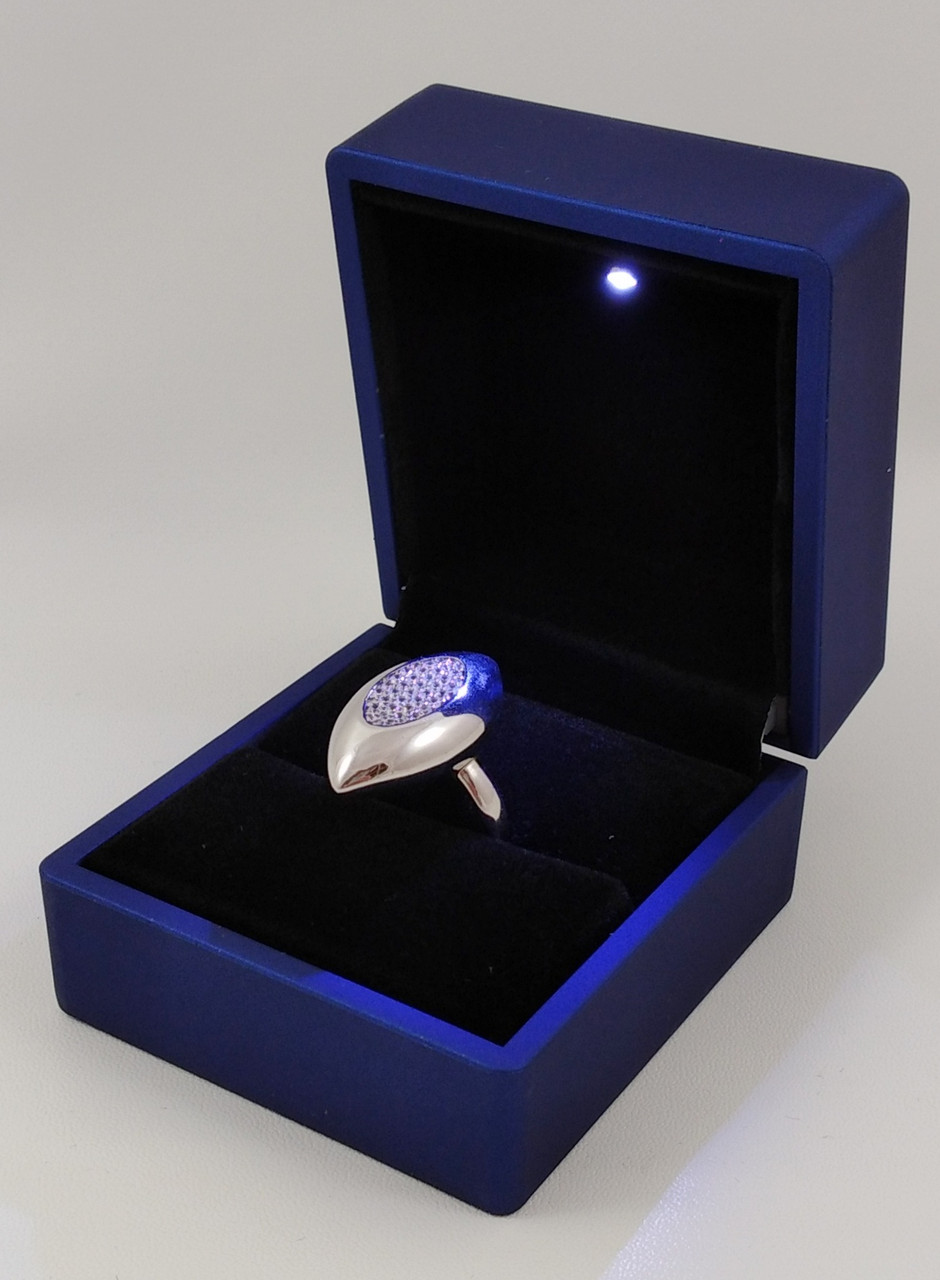 Футляр для кольца с подсветкой синий от продавца: Cat&Jewerly – в ...