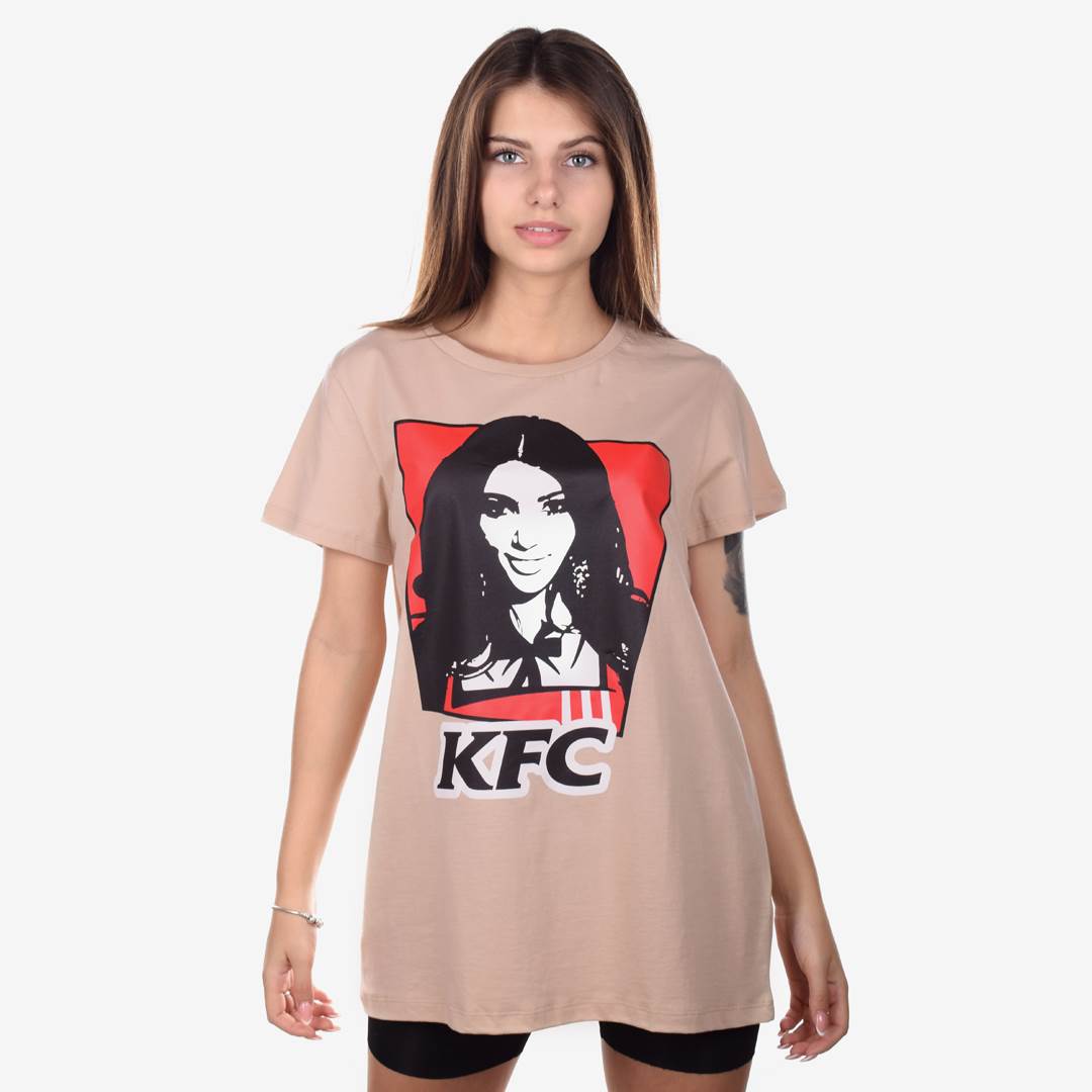 

Футболка POWER KFC бежевая 198547_XS