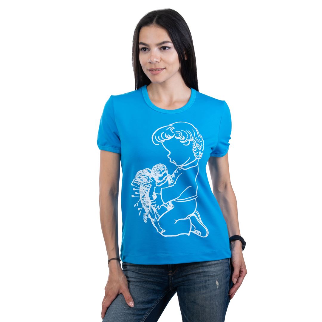 

Футболка POWER BOY MIRRA голубая 199436_4XL