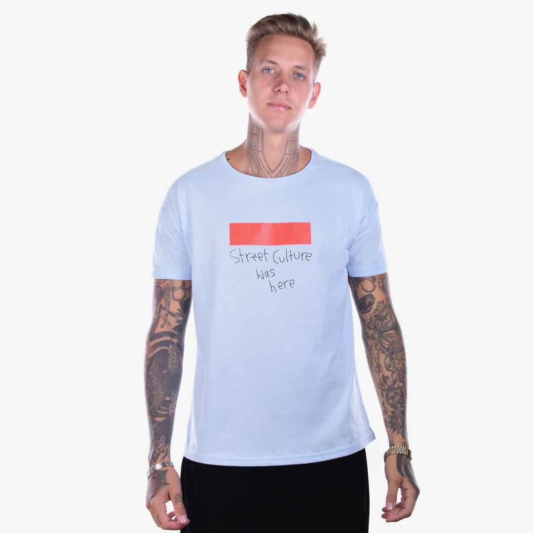 

Футболка POWER STREET CULTURE голубая 100865_L