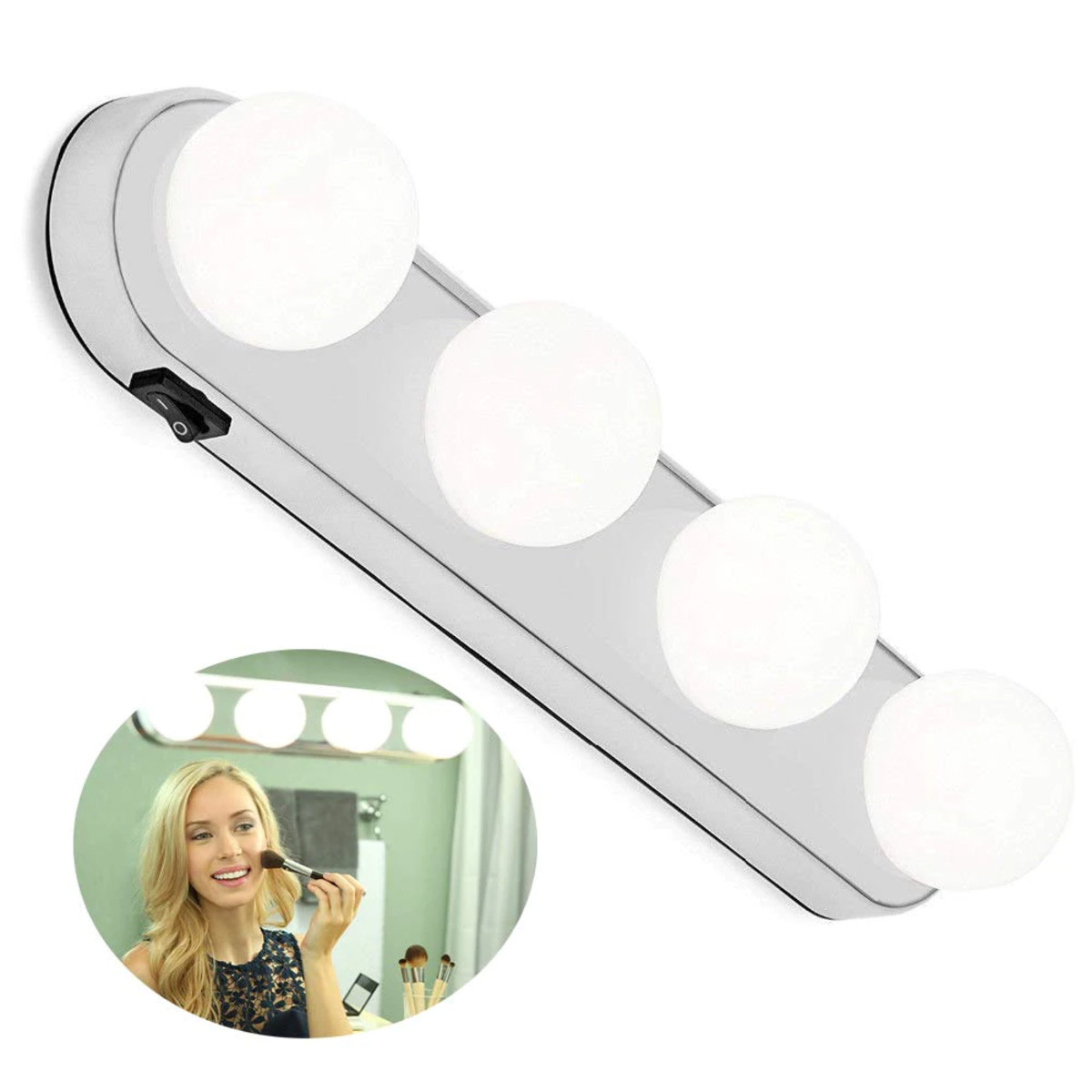 

LED лампа Spark Studio Glow Make-up Lighting для нанесения макияжа, настенная подсветка на зеркало для макияжа (F_241281)
