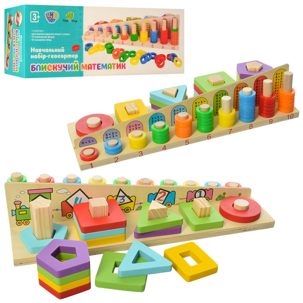 

Деревянная игрушка You Zai Wang "Геометрика" MD 2068